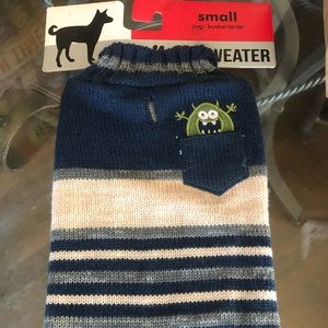 Small pug•Boston terrier doggy sweater . (New)